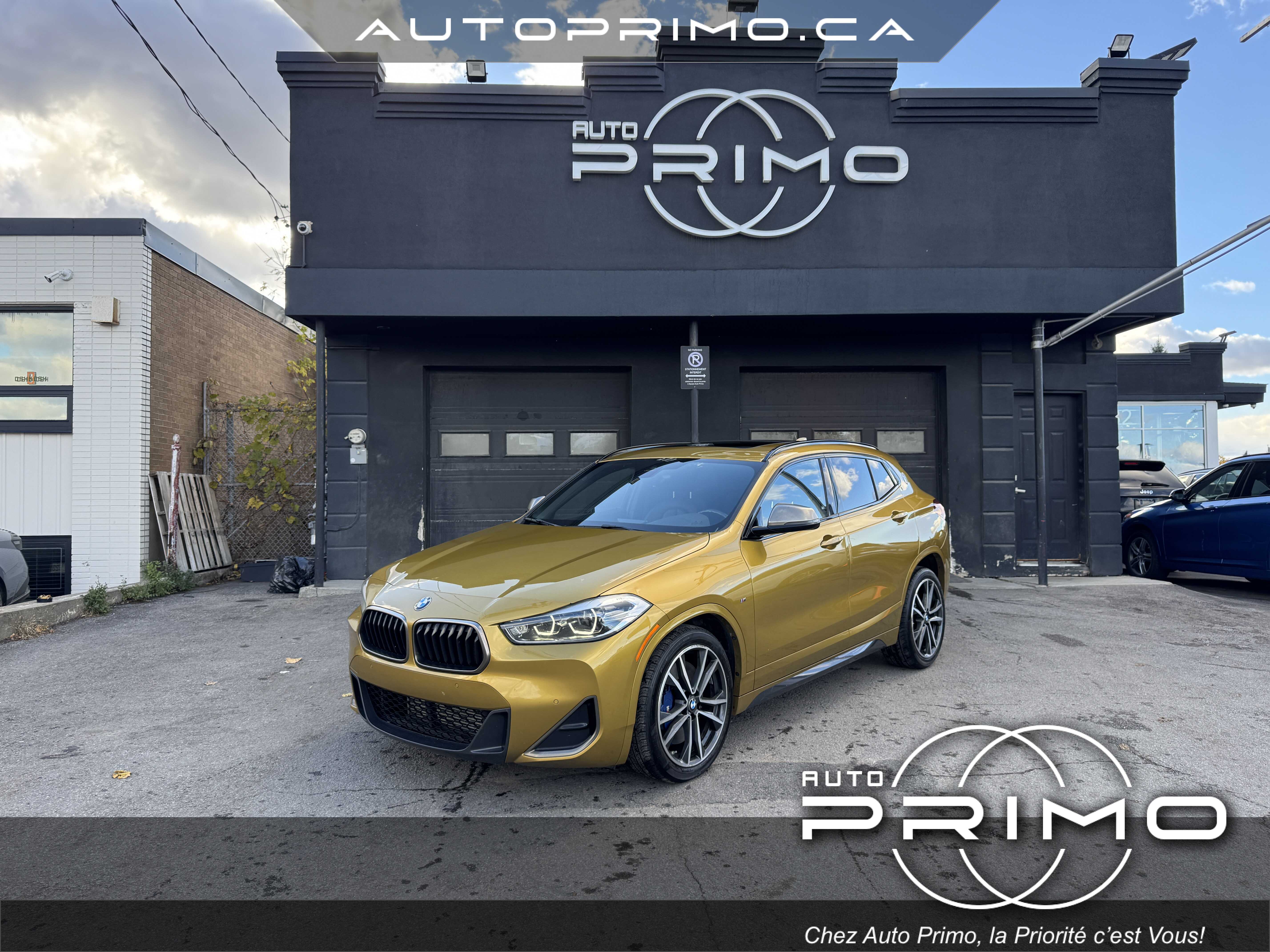 2021 BMW X2 M35i xDrive Automatique avec Sièges en Cuir Toit Ouvrant Panoramique Système de Navigation GPS Caméra de Recul Démarrage sans Clé Bluetooth Mags chez Auto Primo Laval 2021 BMW X2 M35i xDrive Automatique avec Sièges en Cuir Toit Ouvrant Panoramique Système de Navigation GPS Caméra de Recul Démarrage sans Clé Bluetooth Mags chez Auto Primo Laval