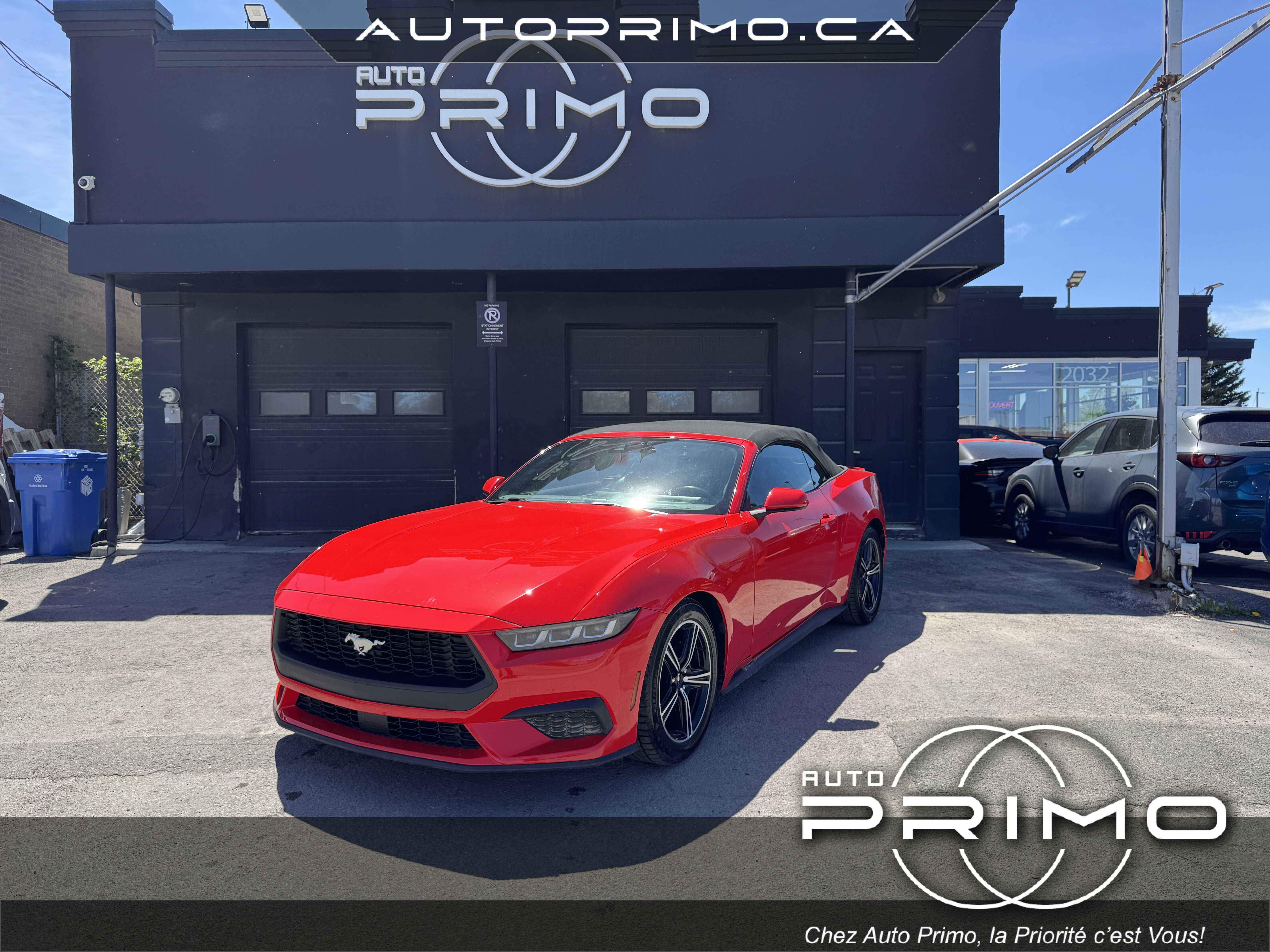 2024 Ford Mustang EcoBoost Premium Cabriolet RWD Automatique avec Cuir Régulateur de Vitesse Adaptatif Navigation Carplay Caméra de Recul Démarreur à Distance Bluetooth Mags chez Auto Primo Laval 2024 Ford Mustang EcoBoost Premium Cabriolet RWD Automatique avec Cuir Régulateur de Vitesse Adaptatif Navigation Carplay Caméra de Recul Démarreur à Distance Bluetooth Mags chez Auto Primo Laval