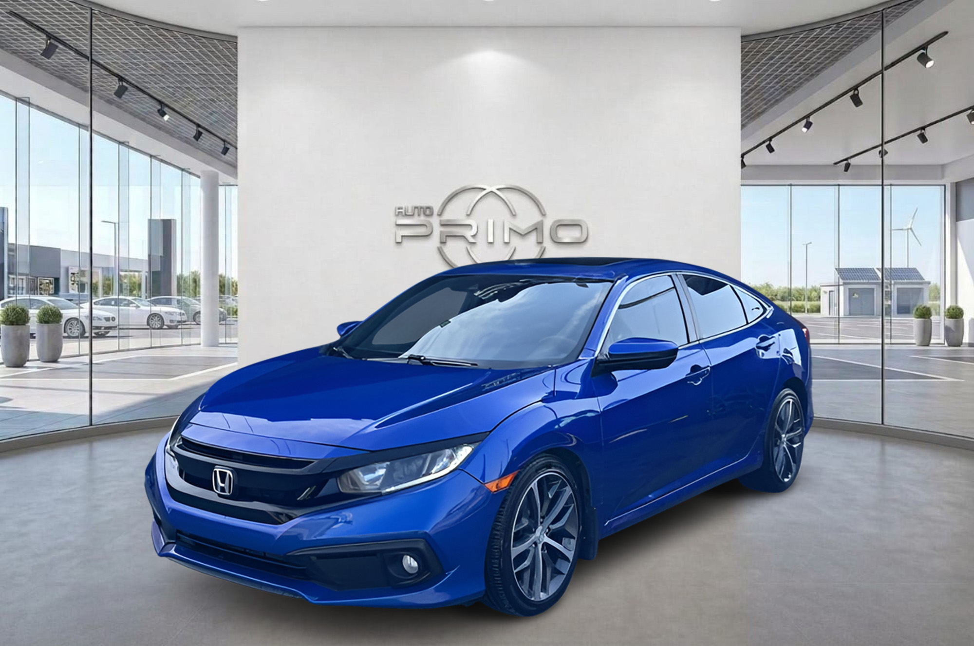 2019 Honda Civic Sport Automatique avec Toit Ouvrant Système de Navigation Carplay Caméra de Recul Démarreur à Distance Bluetooth Mags chez Auto Primo Laval 2019 Honda Civic Sport Automatique avec Toit Ouvrant Système de Navigation Carplay Caméra de Recul Démarreur à Distance Bluetooth Mags chez Auto Primo Laval