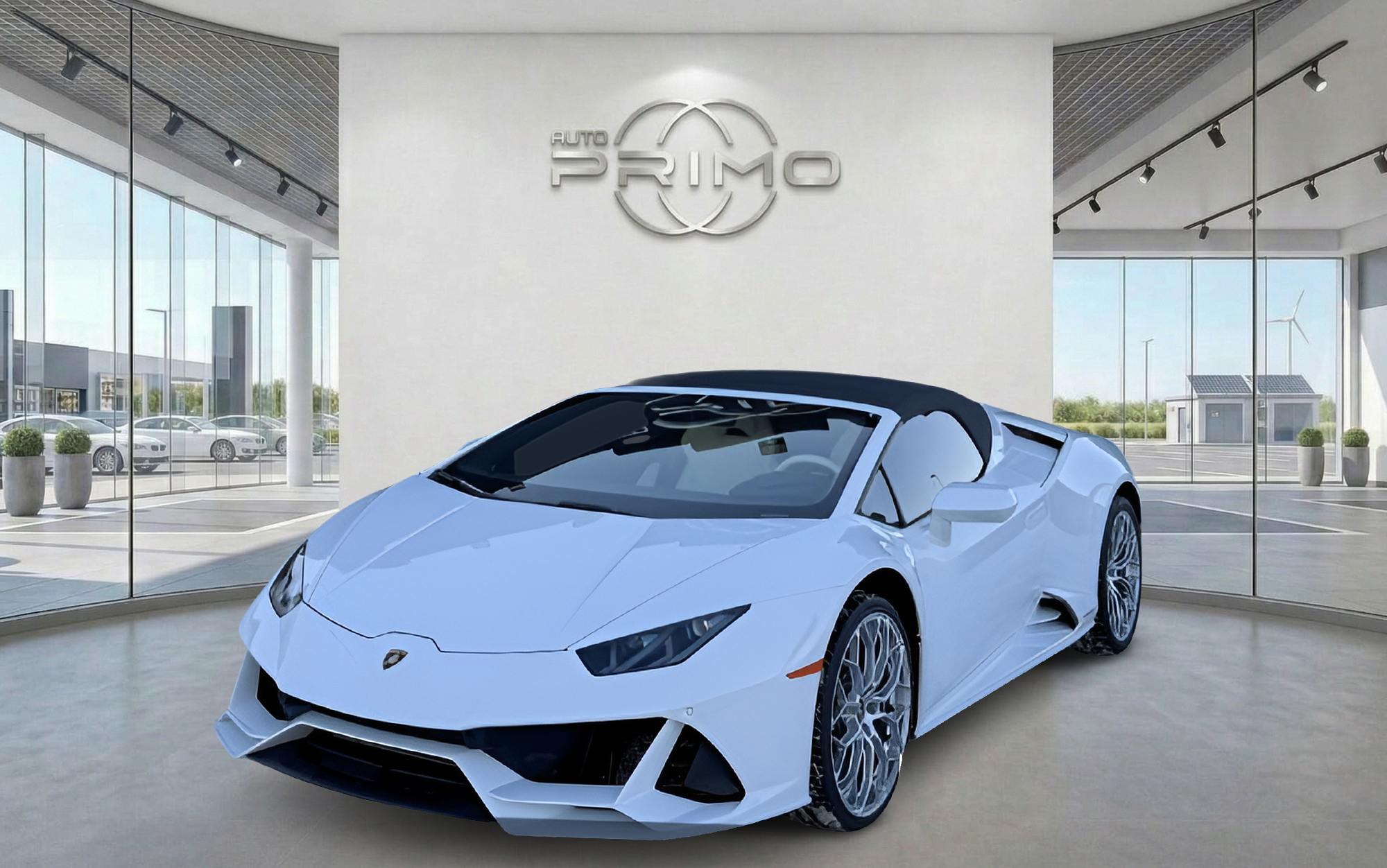 2020 Lamborghini Huracan EVO Spyder V10 5.2L 610hp Automatique avec Intérieur Cuir Sport Système de Navigation GPS Carplay Bluetooth Caméra de Recul chez Auto Primo Laval 2020 Lamborghini Huracan EVO Spyder V10 5.2L 610hp Automatique avec Intérieur Cuir Sport Système de Navigation GPS Carplay Bluetooth Caméra de Recul chez Auto Primo Laval