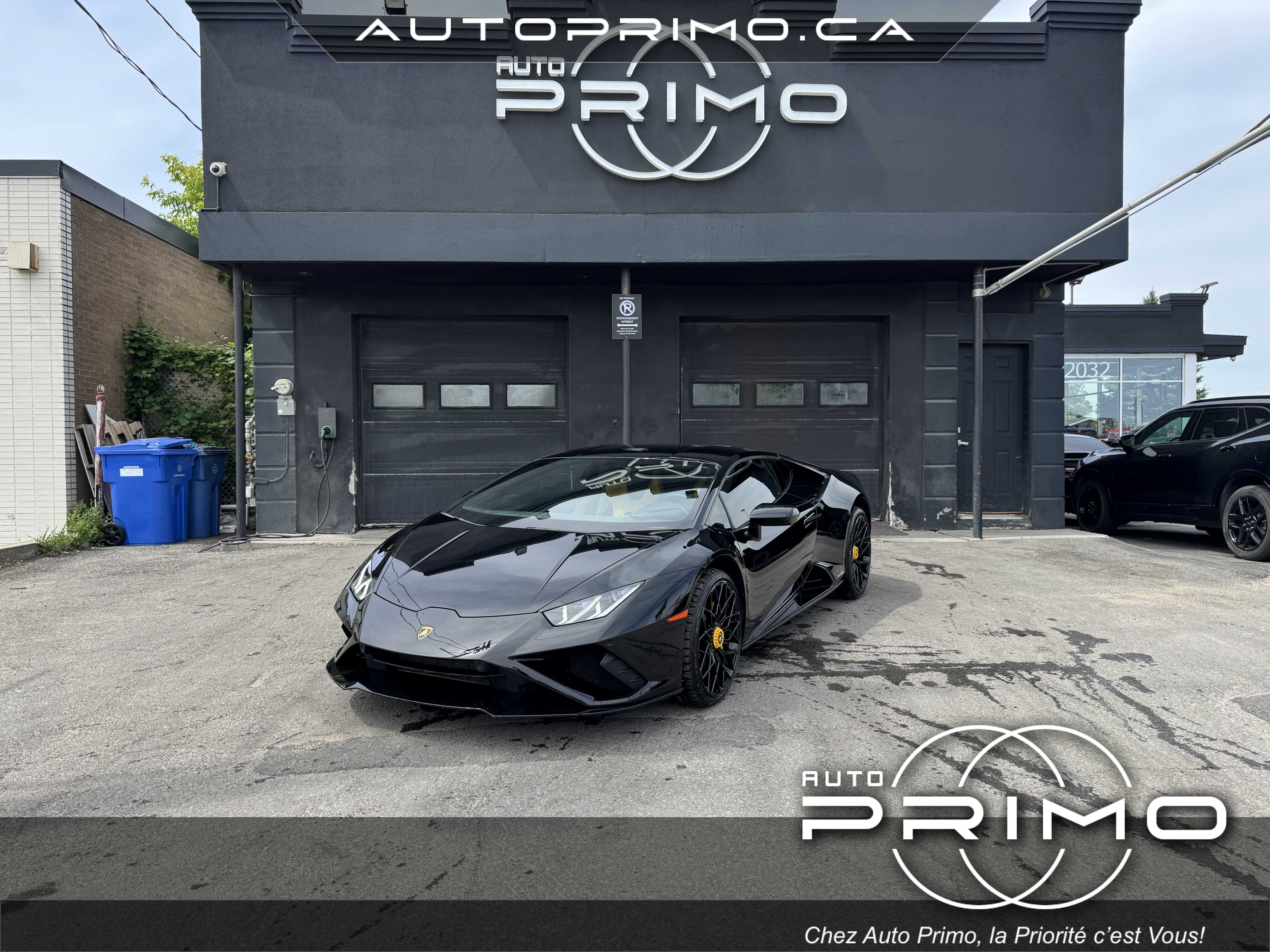 2021 Lamborghini Huracan EVO V10 5.2L 610hp Automatique avec Intérieur Cuir & Alcantara Sport Système de Navigation GPS Carplay Bluetooth Caméra de Recul chez Auto Primo Laval 2021 Lamborghini Huracan EVO V10 5.2L 610hp Automatique avec Intérieur Cuir & Alcantara Sport Système de Navigation GPS Carplay Bluetooth Caméra de Recul chez Auto Primo Laval