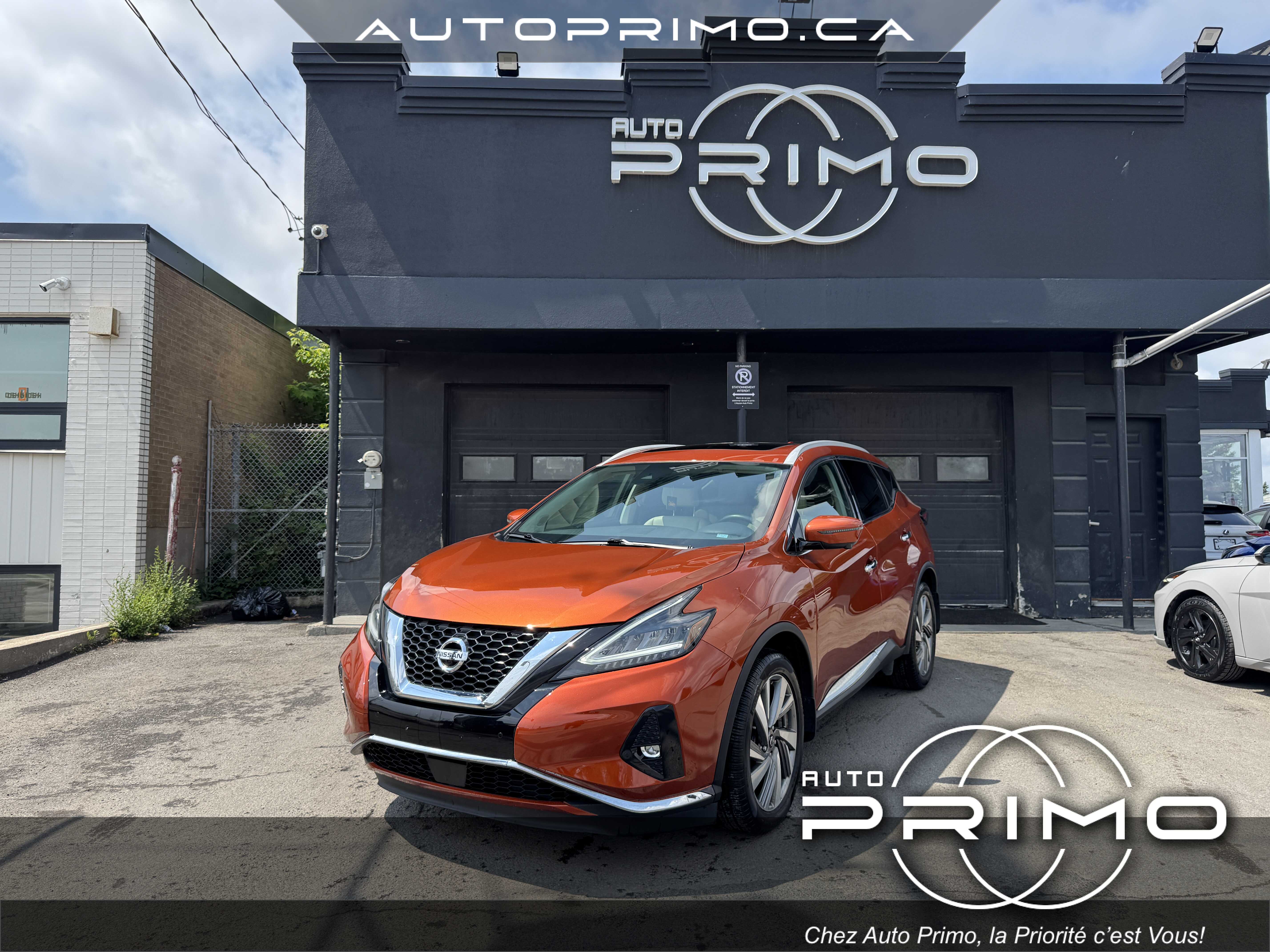 2021 Nissan Murano SL AWD Automatique avec Sièges en Cuir Toit Ouvrant Panoramique Navigation GPS Carplay Caméra de Recul Démarreur à Distance Bluetooth Mags chez Auto Primo Laval 2021 Nissan Murano SL AWD Automatique avec Sièges en Cuir Toit Ouvrant Panoramique Navigation GPS Carplay Caméra de Recul Démarreur à Distance Bluetooth Mags chez Auto Primo Laval