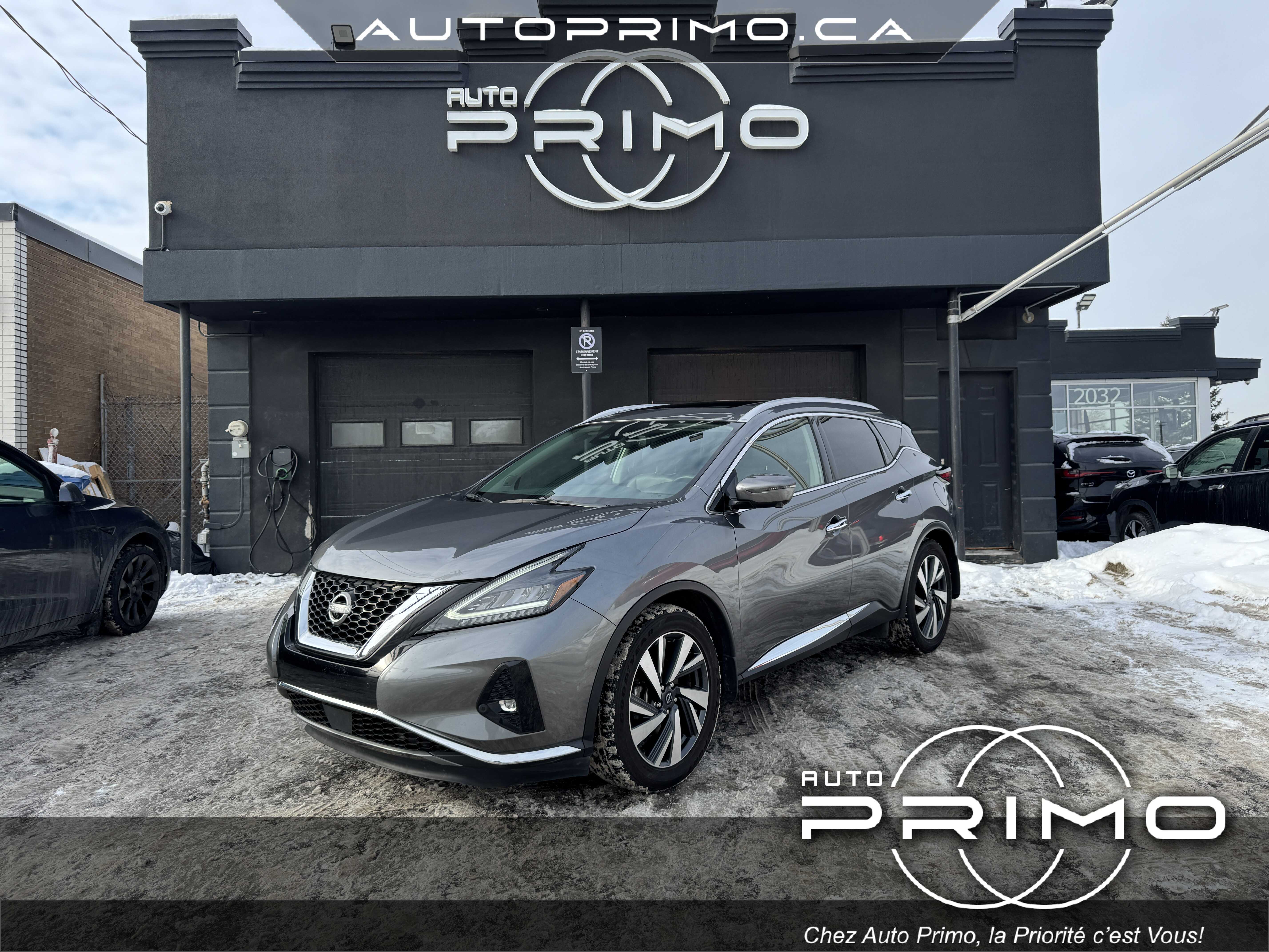 2023 Nissan Murano SL AWD Automatique avec Sièges en Cuir Toit Ouvrant Panoramique Navigation GPS Carplay Caméra 360° Démarreur à Distance Bluetooth Mags chez Auto Primo Laval 2023 Nissan Murano SL AWD Automatique avec Sièges en Cuir Toit Ouvrant Panoramique Navigation GPS Carplay Caméra 360° Démarreur à Distance Bluetooth Mags chez Auto Primo Laval